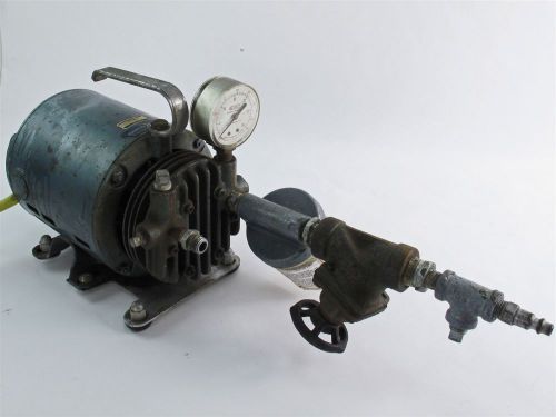 Vwr vacuum pump / compressor w/ ge 1/6 hp motor - 1725 rpm - 1 ph for sale