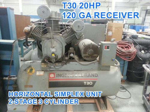 Ingersoll-rand air compressor 20hp type 30  ser#0007251 for sale