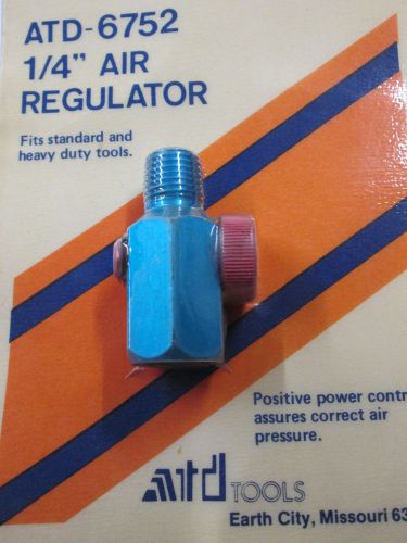 ATD Tools 1/4&#039;&#039; NPT Air Regulator for Standard &amp; HD Tools - Made in USA