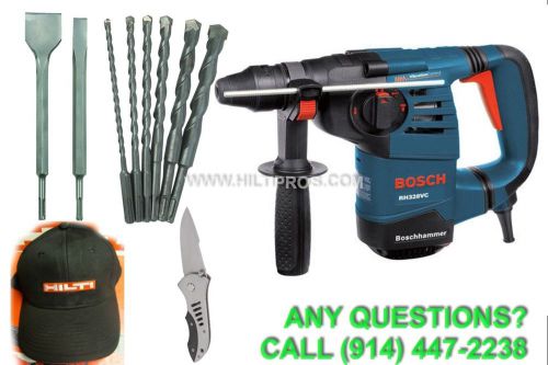 Bosch 1-1/8-in sds-plus rotary hammer rh328vc-rt, free bits &amp; chisels, fast ship for sale