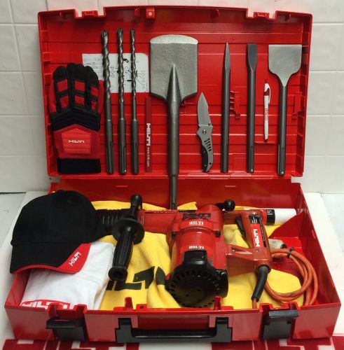 HILTI TE 72 HAMMER DRILL, PREOWNED, ORIGINAL CASE, FREE EXTRAS, FAST SHIPPING