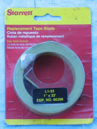 STARRETT  TAPE MEASURE BLADE REPLACEMENT, NEW OLD STOCK, P/N L1-33