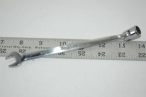 Snap On 3/8&#039;&#039; Flex Head Combination Wrench 12 Point Aviation Tool Automotive