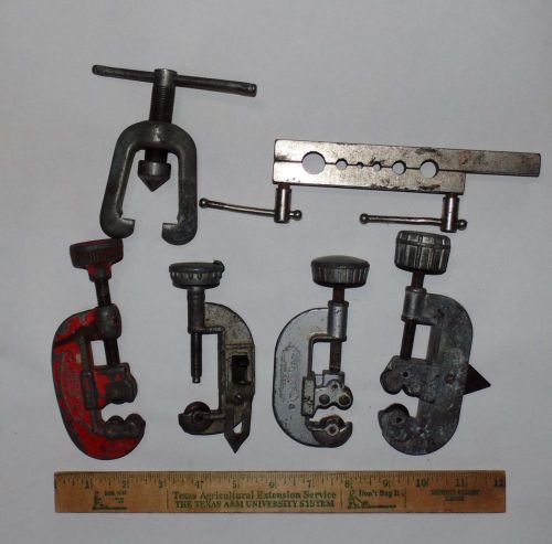 Set of pipe cutters - 2- flaring tools as is for sale