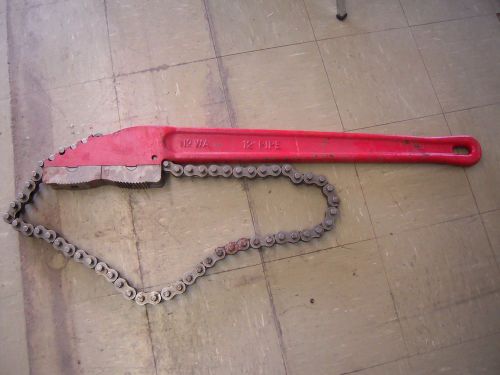 New REED MFG CHAIN WRENCH WA84  46&#034; long weighs 90 lbs  2 1/2&#034; - 18&#034; pipe