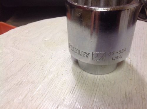 Stanley 3/4&#034; drive, 12 point sockets, 2 1/8&#034;, 2 1/4&#034;, 1 3/4&#034;, 1 7/8&#034;