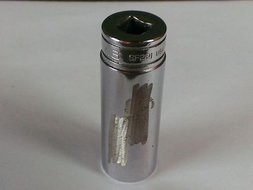 Snap-on deep socket, 3/8&#034; drive 12 point 11/16&#034; sf221 for sale