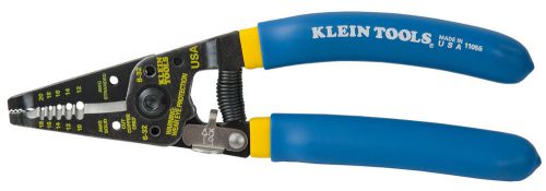 New klein 11055 klein-kurve wire stripper/cutter blue w/ yellow stripe, 10 - 20g for sale