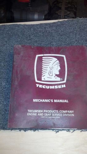 Tecumseh Mechanics Shop Manual
