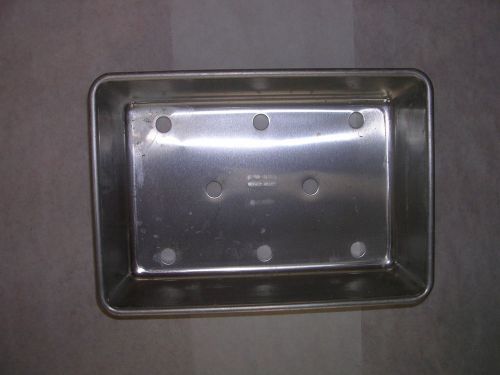 Commercial Preforated Aluminum Baking Pans 6.25&#034; x 9&#034;x1.75&#034;, wing pans etc...