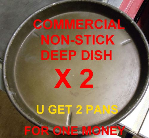 12&#034; deep dish pizza pan x 2 for sale