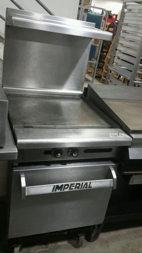 Used Commercial 24&#034; Gas Range With Griddle Top