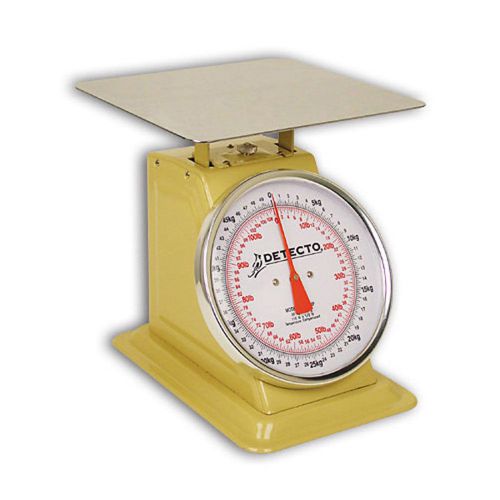 Detecto t-50-kp (t50kp) dual reading metric dial scale-50-kg capacity for sale
