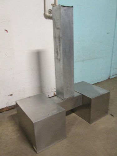 H.d. commercial stainless steel 56&#034;w hood for &#034;lincoln&#034; conveyor pizza oven for sale