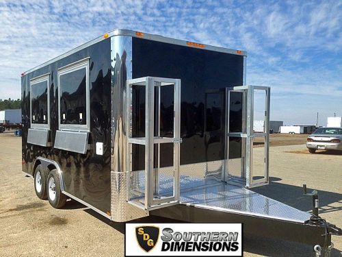 8.5x16- concession vending trailer- food trailer- sink package and hood for sale