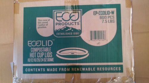 NEW ECO EP- ECOLID- W HOT CUP LID Fit 10 -20 Cups