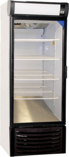 New 1 one door glass display cooler refrigerator 80&#034;x30&#034;x29&#034; led interior lights for sale
