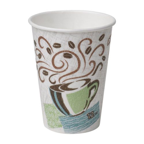 PerfecTouch 5342CD Insulated Paper Hot Cup NEW Coffee Design 12 oz  1000 Count