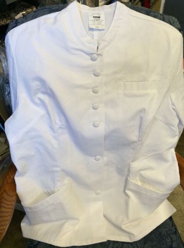 Chef Jacket Paulette ID0105 Restaurant Button Front White Uniform Coat 2X