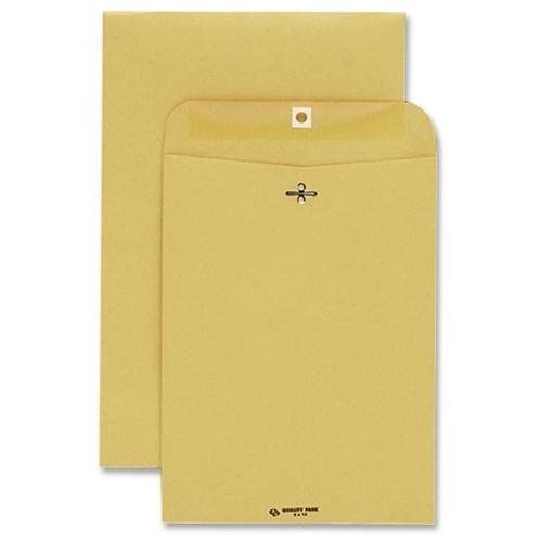 Quality Park 37755 Clasp Envelope, 6 X 9, 32lb, Light Brown, 100/box