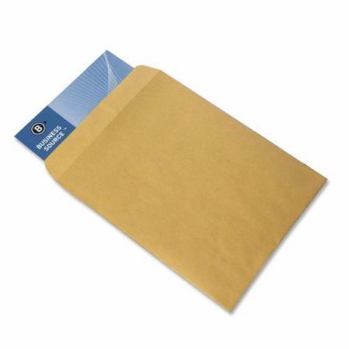 Business Source Catalog Envelopes, Plain, 9&#034;x12&#034;, 250/BX, Kraft (BSN42100)
