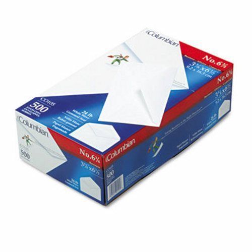 Gummed Seal Business Envelope, Executive Style, White, 500 per Box (QUACO105)