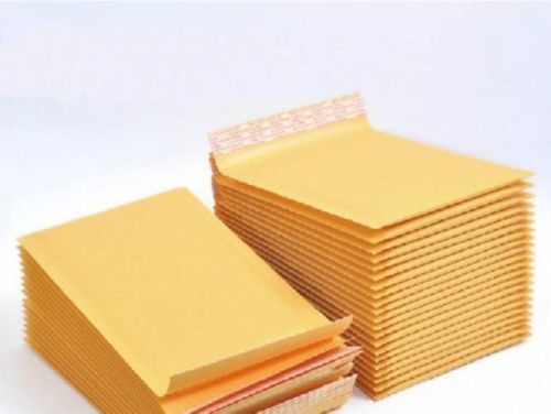 50 x Kraft Bubble Envelopes Padded Mailers Shipping Self-Seal Bags 130mmx170mm