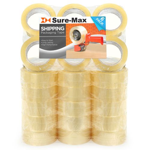 72 rolls acrylic carton sealing packing tape box shipping 2&#034; wide 2.0 mil 330&#039; for sale