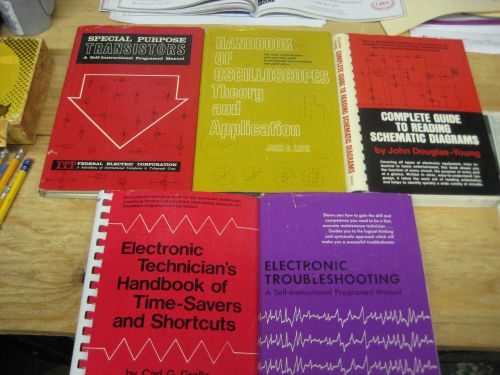 Five books about electronics 1960&#039;s &amp; 70&#039;s