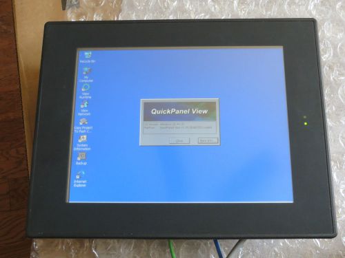 GE Fanuc Color QuickPanel View IC754VBL12CTD-FE ES1222, Nice Used Tested