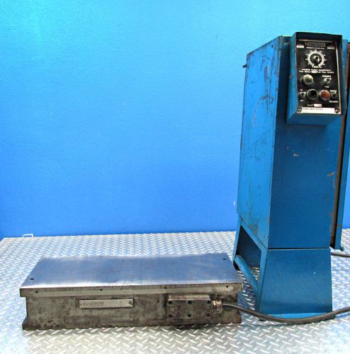Mitsubishi 10&#034; x 24&#034; electromagnetic chuck with control for sale