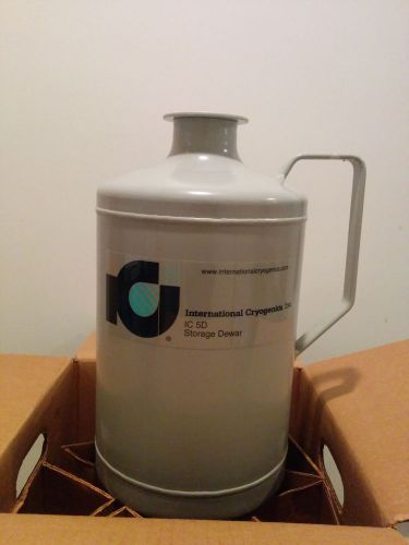 International Cryogenics Liquid Nitrogen Storage Dewar 5L model number IC-5D