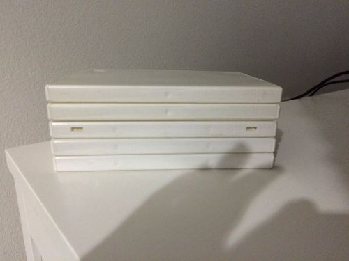 5 Standard White DVD Cases
