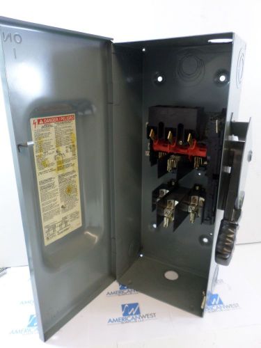 Used Square D H323N  100 amp 240 volt fusible disconnect  ser F05  nema 1