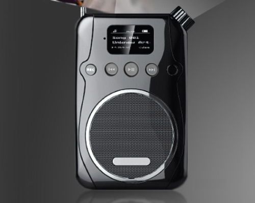 30W Portable Waistband Voice Amplifier Booster Mini PA Loudspeaker BLACK
