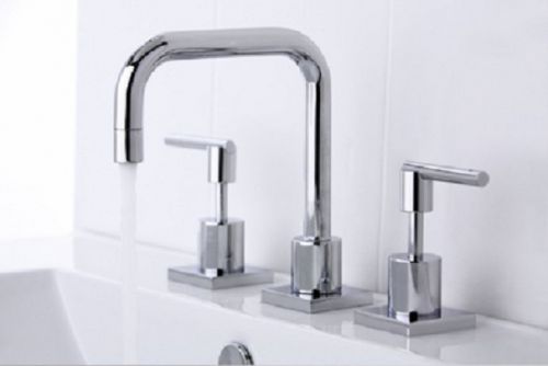 Linsol dom bathroom 3 basin sink or vanity tap set - water faucet taps for sale