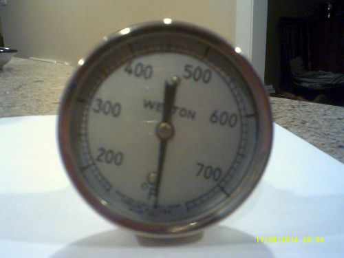 Weston 3&#034; Dial Thermometer 150-750°F 5.5&#034; probe, Model 221 New in Box