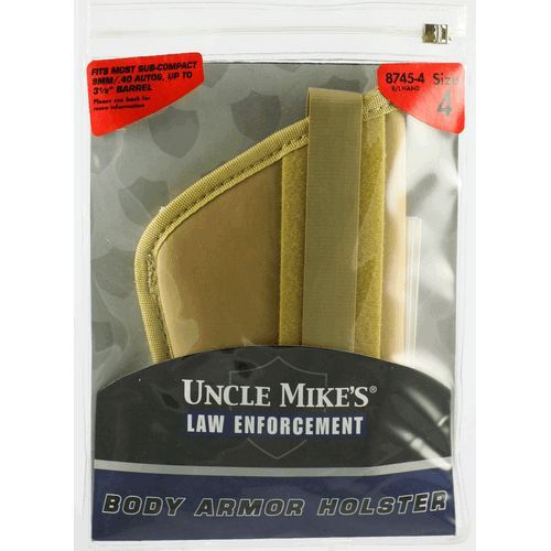 Lot 3 uncle mike&#039;s 8745-4 body armor lightweight breathable holster sz 4 ambidex for sale