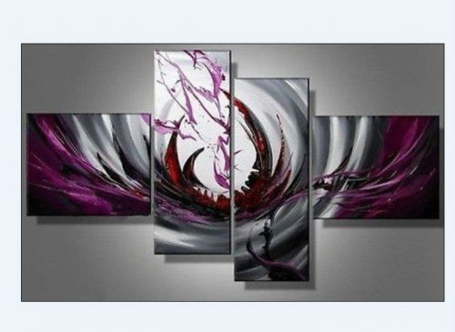 New Modern Hand abstract Huge Art Decor wall Canvas Oil Painting+framed