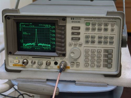 HP 8593E microwave spectrum analyzer 010 041 101 103 105 130 140