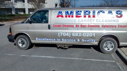 Professional  Truck Mount Carpet Cleaning Van