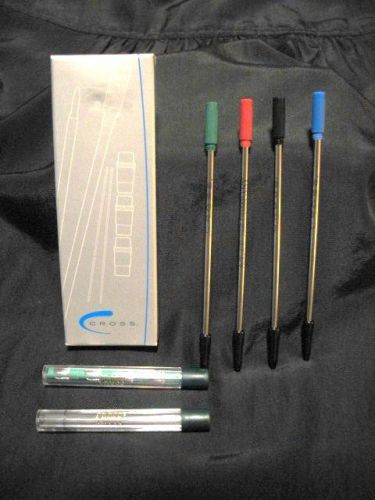 Cross Ballpoint Pen and Pencil Set Refills - 4 Colors! NOS - Made in USA!