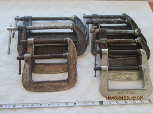 Heavy duty c-clamps lot of 10 for sale