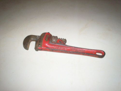 RIDGID TOOLS 6&#034; HEAVY DUTY STRAIGHT PIPE ADJUSTABLE PIPE WRENCH USA MADE