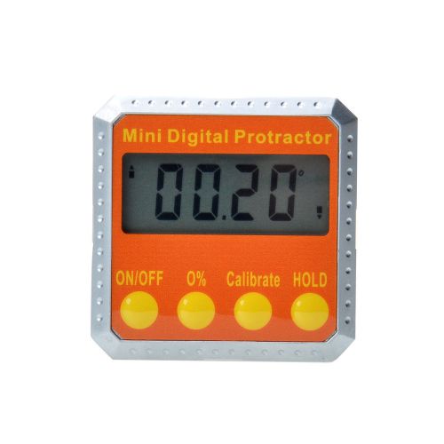 Portable Digital Angle Finder Gauge Accurate Magnetized Inclinometer Protractor