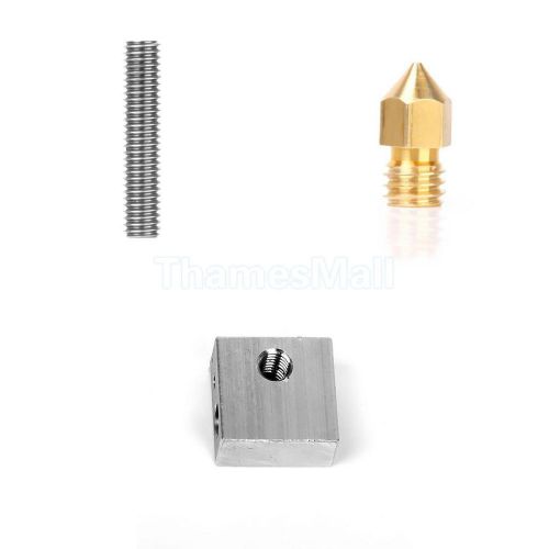 3d printer extruder nozzle print head+ nozzle throat +heater block for makerbot for sale