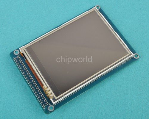 3.2&#034; tft lcd display module + touch panel + pcb adapter 65k ssd1289 white led ww for sale