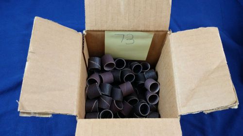 Box of 73 Merit 08834196230 Spiral Wound Bands 3/4&#034; x 3/4&#034; Grit 100 FREE FAST