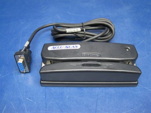 Idtech omni bar code &amp; magnetic stripe reader as3227-600 accu-scan for sale