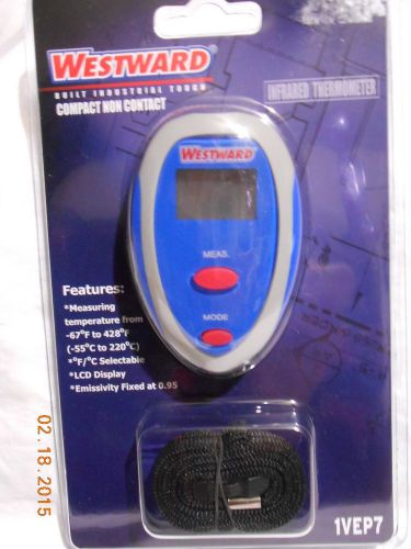 WESTWARD NON-CONTACT DIGITAL INFRARED THERMOMETER MODEL 1VEP7